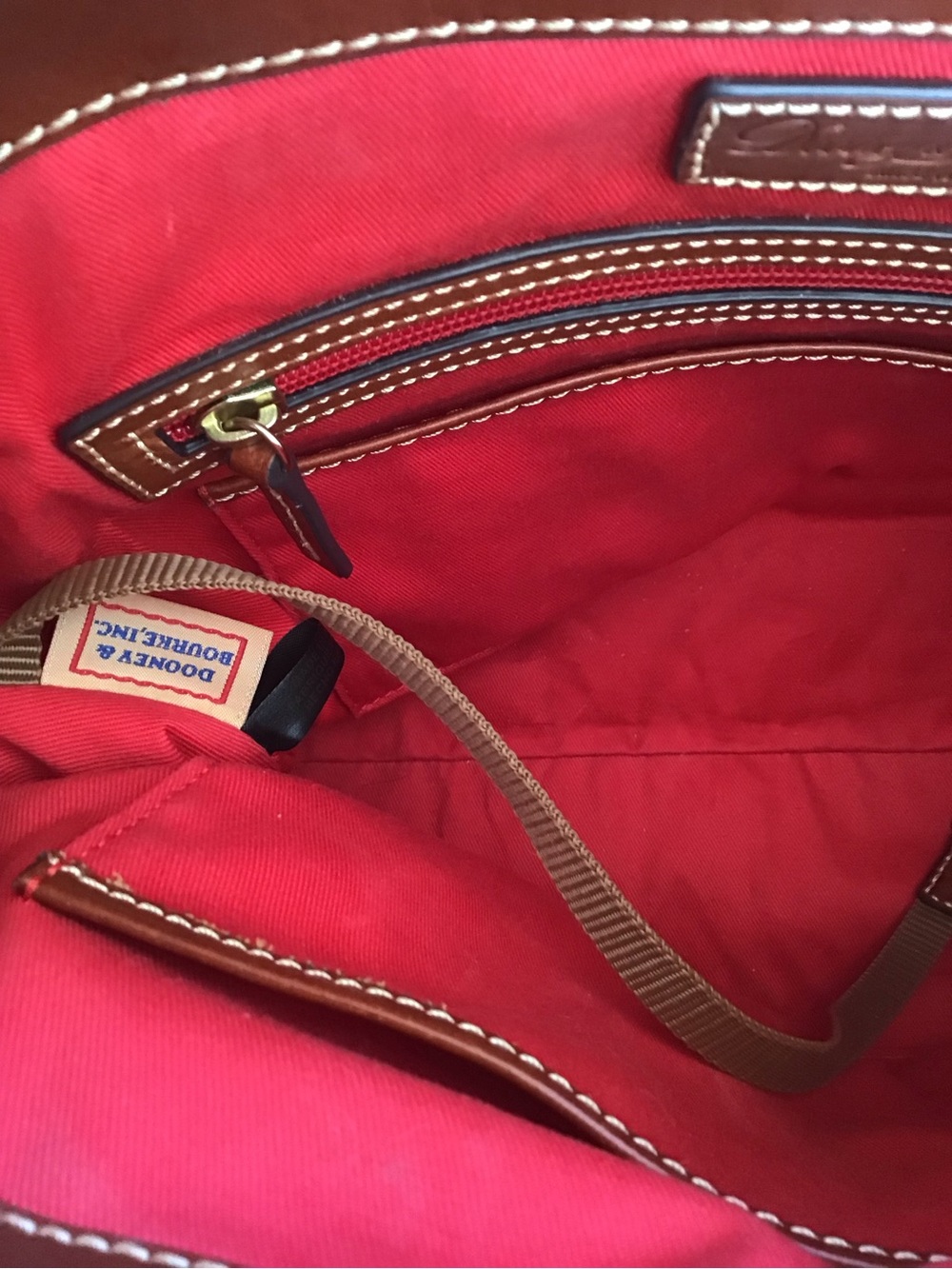 Dooney SET Cameron Satchel & Wallet Plum Wine - Picture 12 of 16